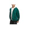 Adidas Sport Hooded Fleece Jacket Unisex Jackets Forest-Green IK3420