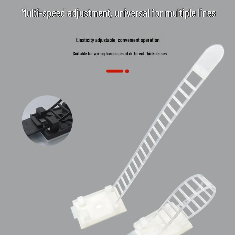 Self-Adhesive Adjustable Cable Organizer Clip