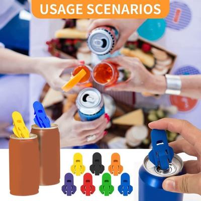 7Pcs Bottle Opener Beverage Barrier Jar Lid Cover Fast Jar Cover Rotator Finger Pain Relief Bottle Opener