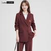 LUDIan Women's Relaxed Fit Long Sleeve Blazer