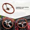 14-Inch Acryl Stuurwiel voor Auto Modificatie of Competitieve Gaming Verbeterde Controle & Precisie Eenvoudige Installatie