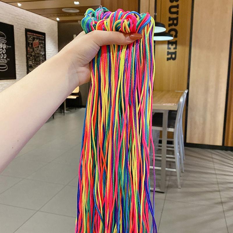 90Cm Mix Colorful 16-30Pcs Hair Braids Rope Strands For African Braids Girls Diy Ponytail Braids Women Styling Hair Accessories