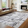Living Room Carpet Solid Color Carpet Wear-resistant Easy To Maintain Anti Slip Pad for Coffee Table