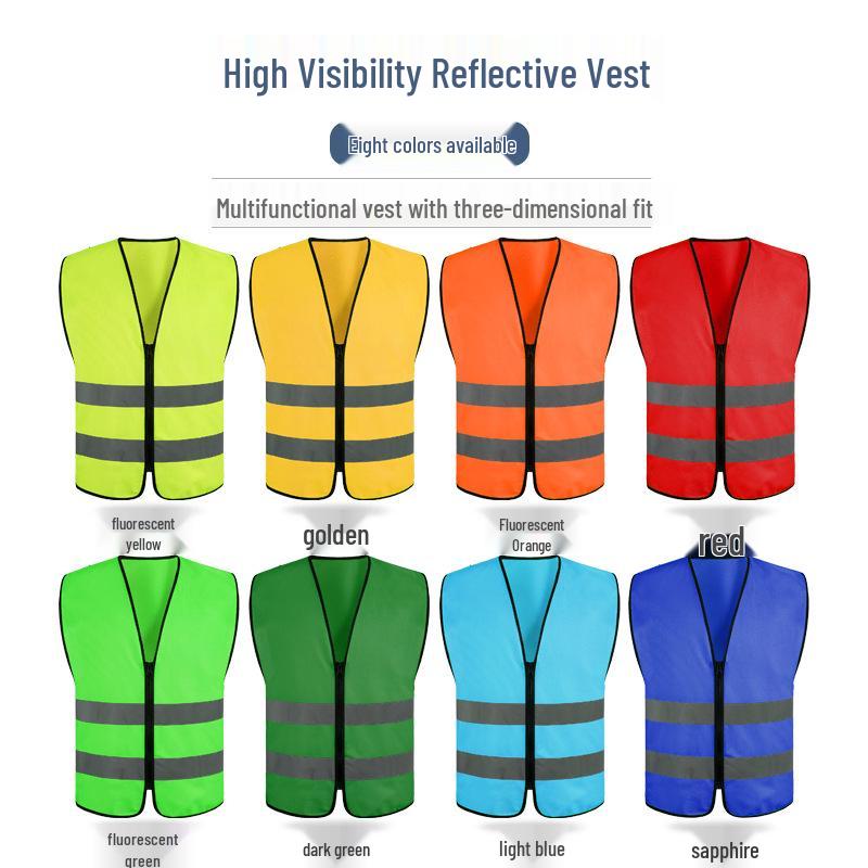 Reflective Safety Vest & Jacket for Night Work and Cycling