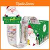 Pattern Claus Santa Paper Gift Box Money Box Christmas Decor Atmosphere Prop