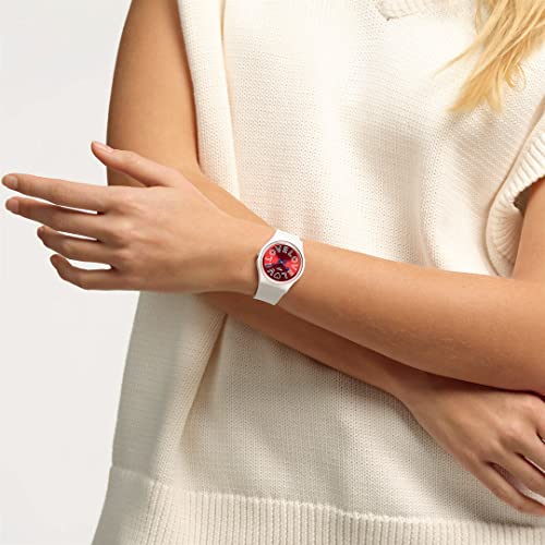 Swatch PUREST LOVE Valentine's Day Wristwatch SO28W109 White