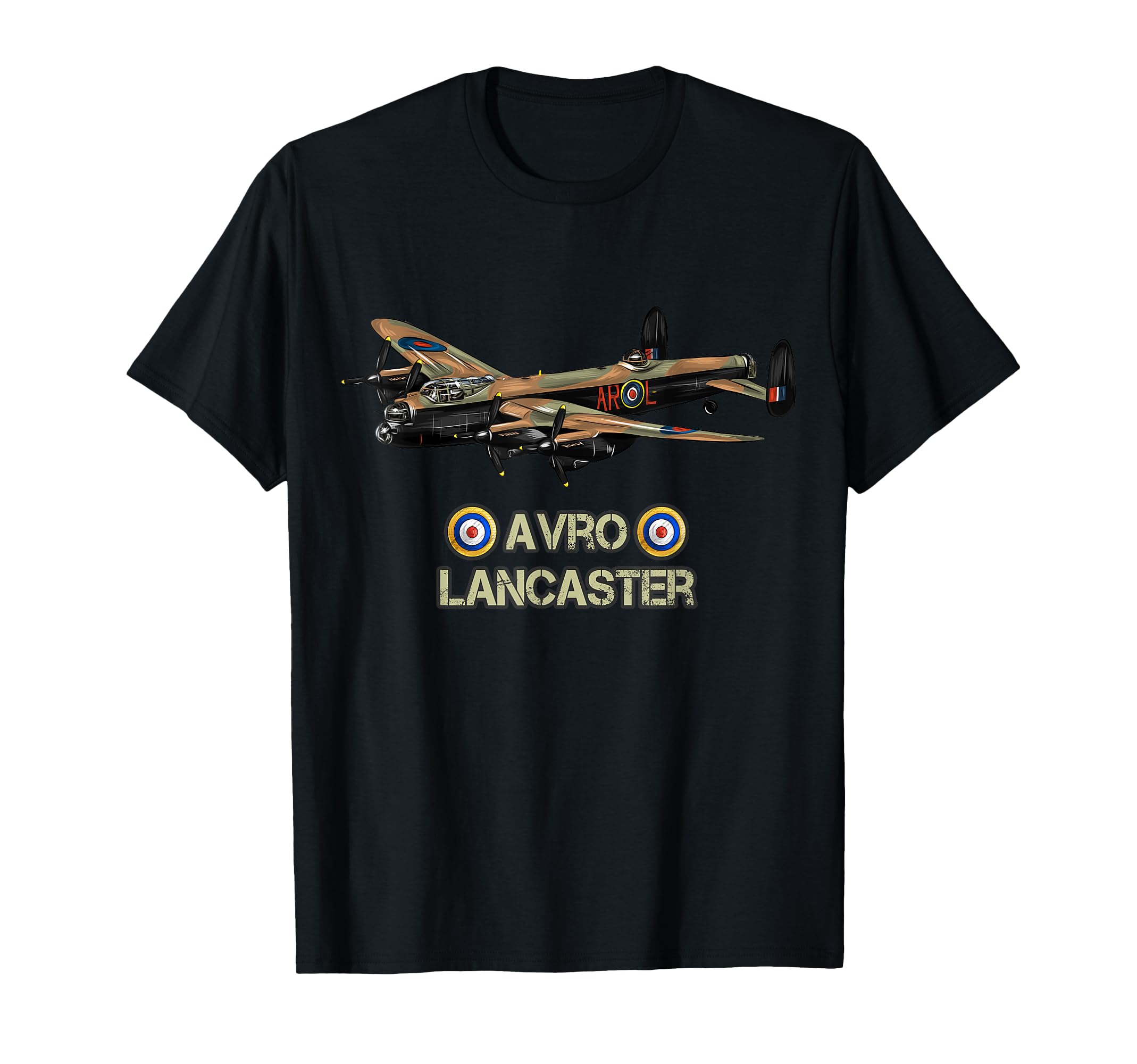 World War II British aircraft AVRO Lancaster T-shirt