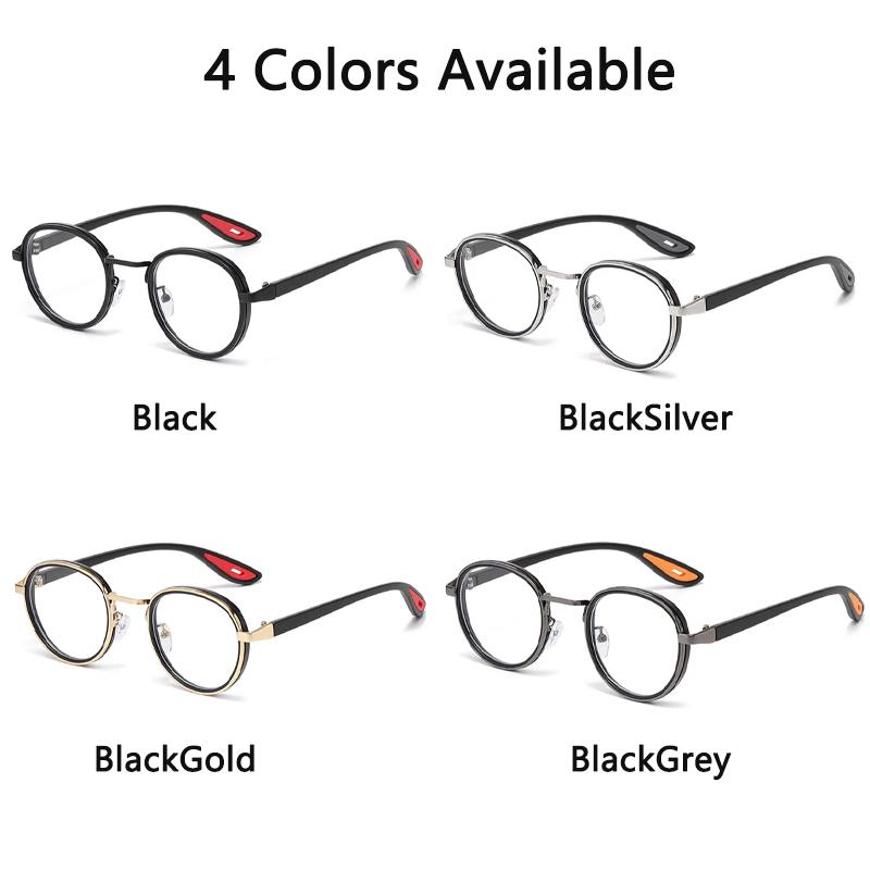 Xiaomi Men and Women Retro Round Blue Light Blocking Glasses Trendy Fashion Eyewear for Reading, Gaming, Office Work and Daily Wear