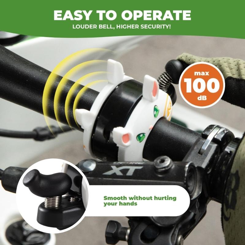 High Decibels Bicycles Bells with Clear Ringing Sound for Enhances Safety in Busy Street and Recreational Area