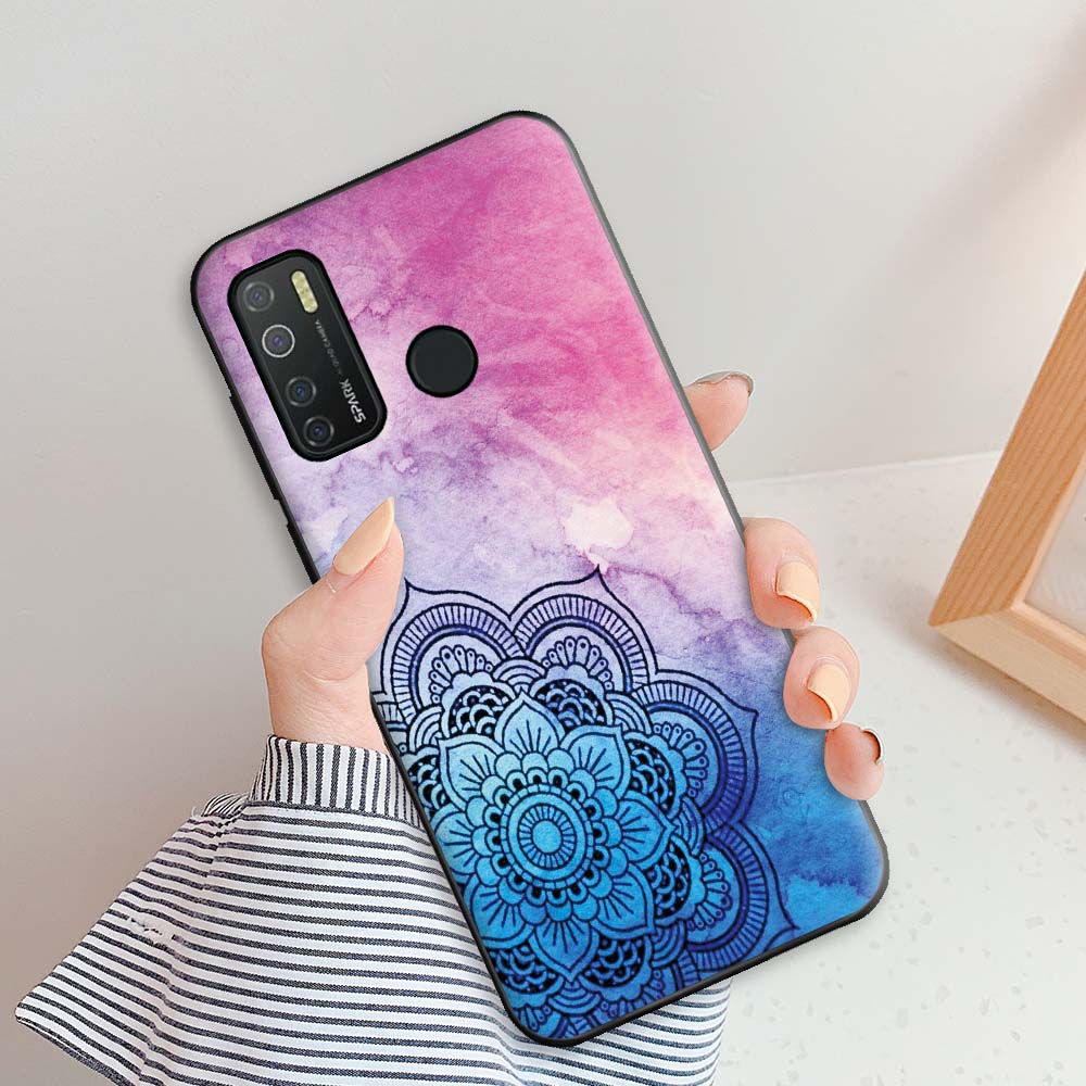 For Tecno Camon 15 Case Capa Case For Camon 15 Air Cute Silicone Soft TPU Phone Case For Tecno Camon15 15 Air Fundas Feather