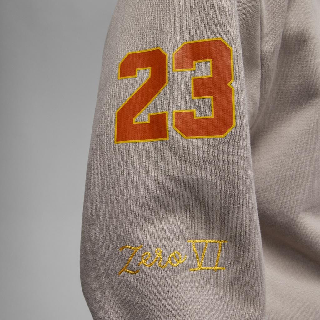 Jordan X Htg Ss23 Embroidered Loose-Fit Sports Sweatshirt Men Tops Grey DX6240-087