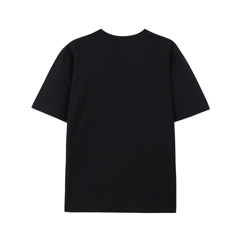 Men's Short Sleeved T-Shirt With Trendy Skull "HOONIGAN" Street Print,Loose Fit,Fashionable Casual Round Neck Top, For Outdoor Men In Summer