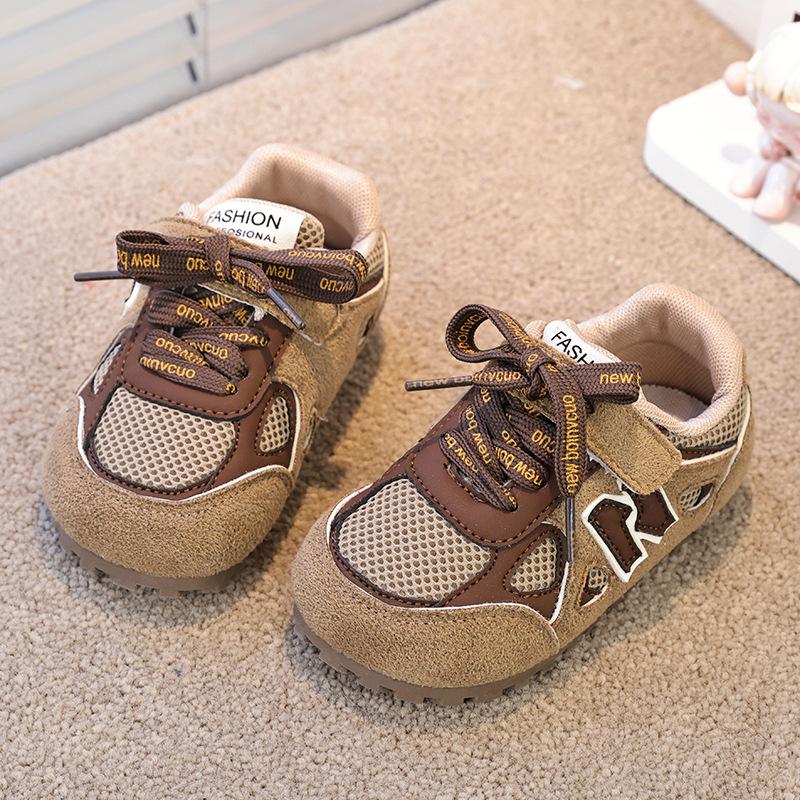 Baby sneakers Korean version spring and autumn breathable versatile casual shoes girls moral training shoes boys children soft-soled running shoes