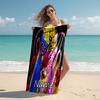 Personalized customized proof beach towel with Poppy Playtime pattern - soft, absorbent,quick-drying,perfect swimming,camping&bathing