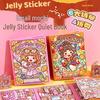 Mochi Jelly Stickers Quiet Book: Handmade DIY Planner for Girls - Creative Children's Toy