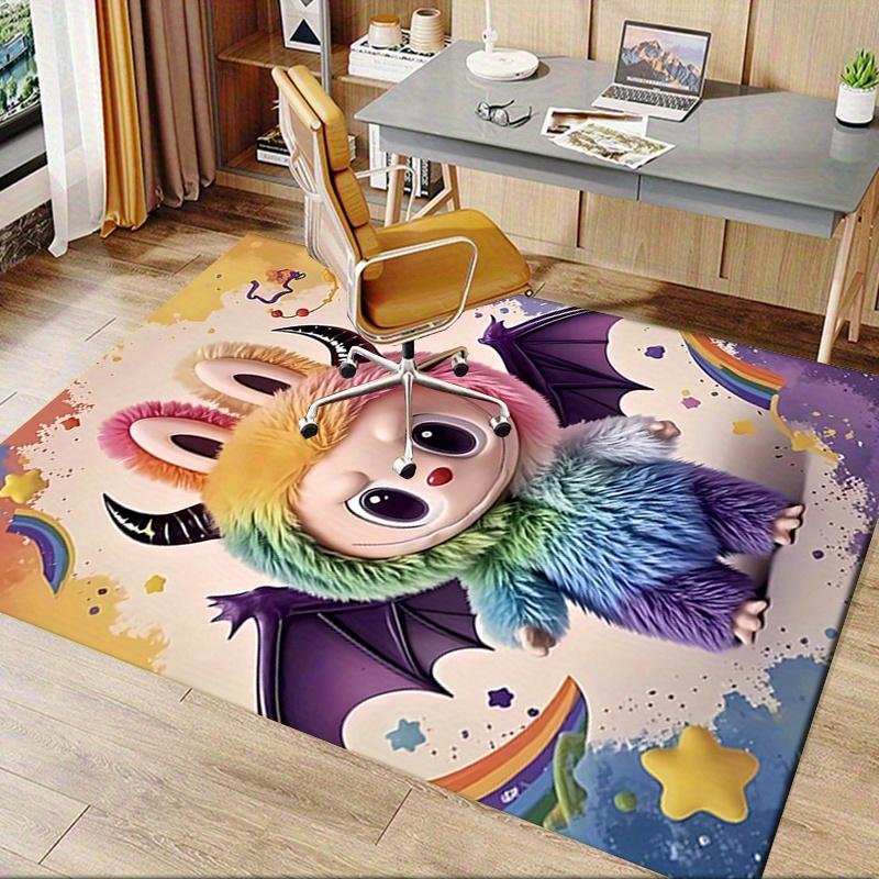 1pc Archangel,Labubu Office Carpet Soft Polyester Entrance Carpet Washable Non slip Machine Washable