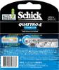 Schick Quattro 4 Titanium Revolution Ersatzklingen mit 4 Klingen (Pack 8)