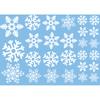 White Snowflake Christmas Atmosphere Decorations, Electrostatic Stickers, Glass Window Display Scenes