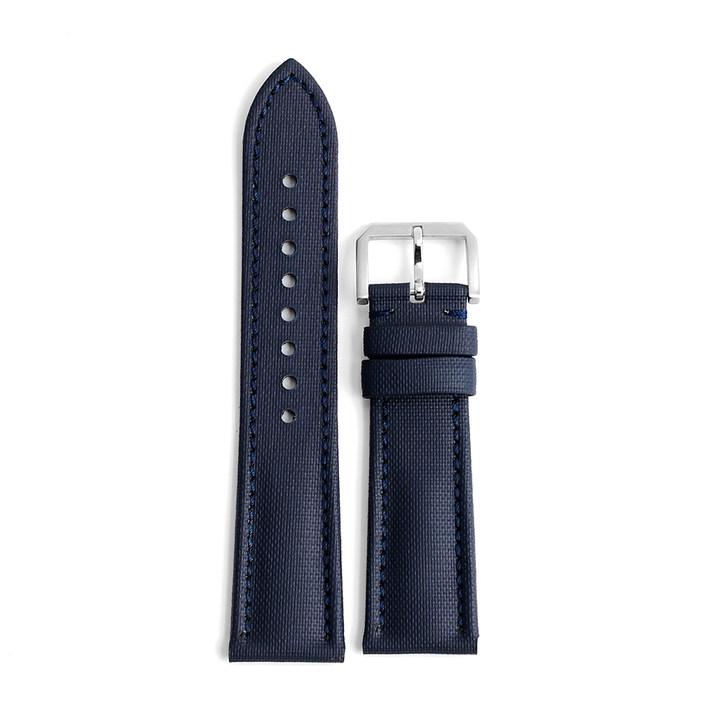 Watchband Cow Nylon Watch Strap for Waterproof Oxford Cloth Black Blue Men Leather Canvas Watch Band Bracelet Belt Metal Buckle 18-24mm