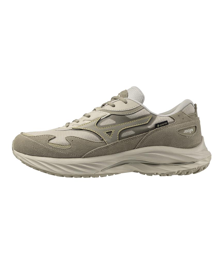 Mizuno (Male) Wave Rider Beta Gtx - Silver Cloud:Vintage Khaki:Gold / D1Ga245201