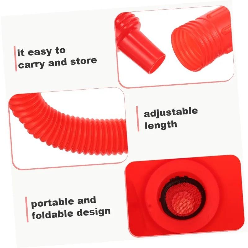 Universal Motorcycle Truck Oil Petrol Diesel Fuel Tiy for Car Engine Refueling Funnels with Filter Extension Pipe