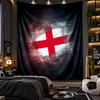 Wall Hanging Tapestry England Football Print Cloth for Living Room Bedroom Home Decor
