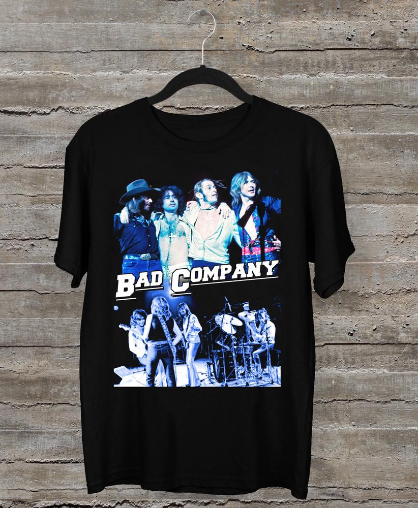 NEW BAD COMPANY Band Short Sleeve Black All Size T-Shirt BT270 Unisex T-Shirt