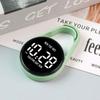 Montre électronique LED à suspendre Affichage numérique Montre de poche portable Étanche Mousqueton Montre de poche lumineuse Enfants/Adultes