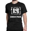 Men Women's Music Band Linkinparks Logo T Shirts Rock Pure Cotton Clothes Short Sleeve Round Collar Tee Shirt Gift T-Shirts