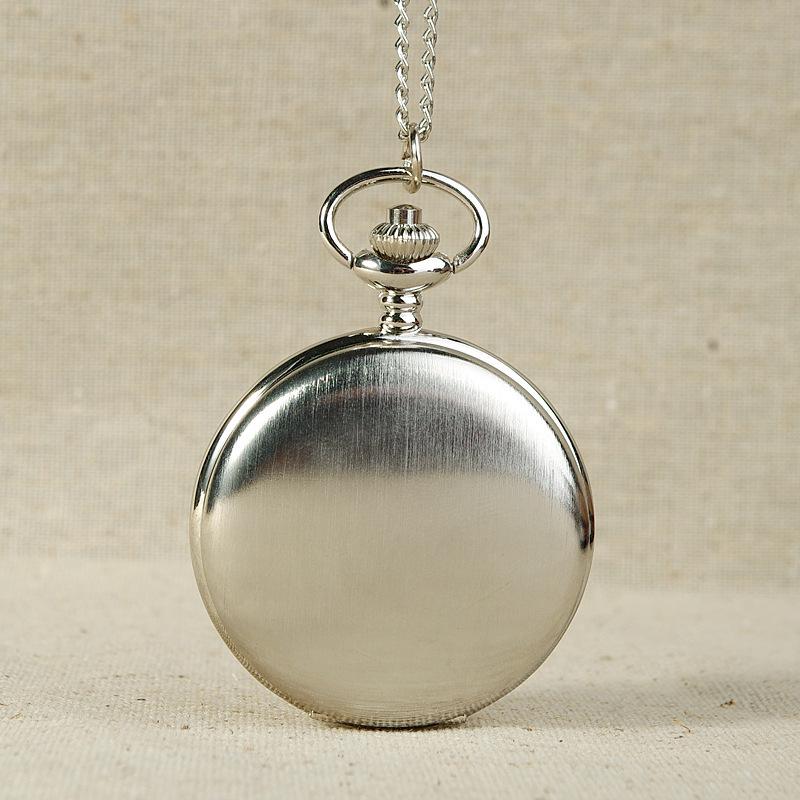 

Ретро Большие Двусторонние Серебряные Карманные Часы-Хантер 8074 Large Polished Silver White Dial 8018