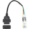 16pin Female Can Line Jumper Tester Connector Diagnostic Cable K+CAN Cable for Vehicles