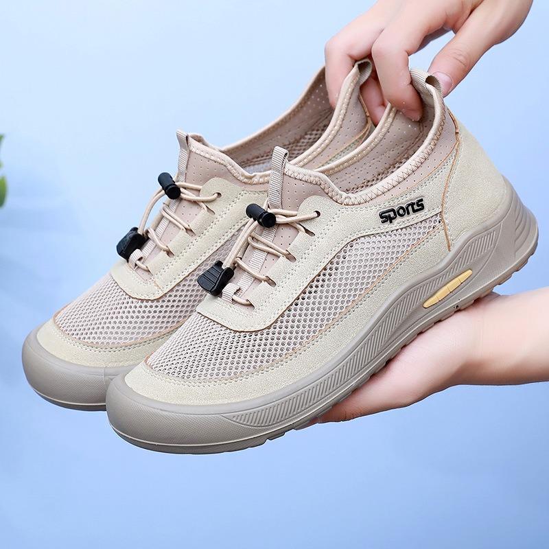 Shoes men's spring and summer new breathable fly-woven mesh single shoes versatile sports lightweight casual soft sole one pedal