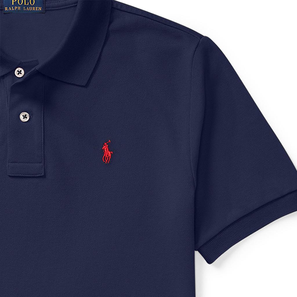 Polo Ralph Lauren T-Shirt Ss22 Color Logo Embroidered Polo Shirt Kids Tops Navy-Blue CWPOKNIYN820137-410