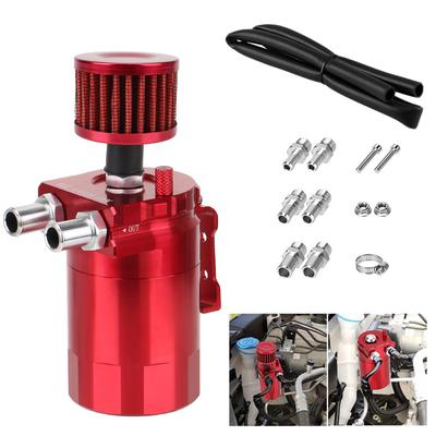 Tanque de combustible con filtro, depósito de aceite, depósito de aluminio universal, piezas de automóvil, tanque de aceite con deflectores
