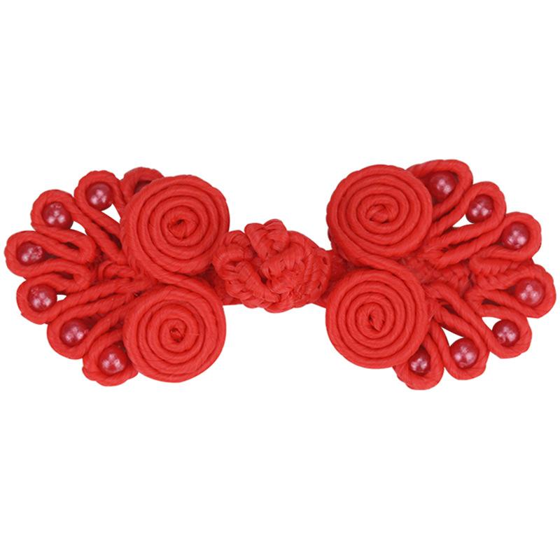 Disc Button, Cheongsam Button, Hand-Woven Seven-Bead Ethnic Style Retro Wedding Invitation, Tang Clothing Children'S Button Decoration Accessories