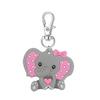 30Pcs Baby Shower Party Theme Keyring Elephant Shape Keychain Set Accessory
