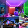 Led-streifen Lichter Bluetooth IR Controller RGB 5050 SMD Diode Flexible Licht Hintergrundbeleuchtung Dekor Hause TV Schlafzimmer Led-Band Lichter mit EU Stecker