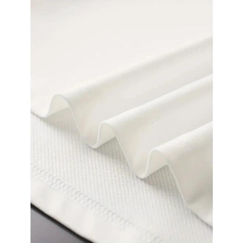 European sizes Men's Casual T-Shirt, Creative Style Letter Pattern, Short-Sleeved, Stylish and Versatile, in Spring and Summer