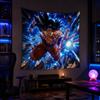 Classic Shonen Anime Wall Tapestry Cool Hero Style Teen Room Dorm Gaming Room Living Room Hanging Cloth Decor