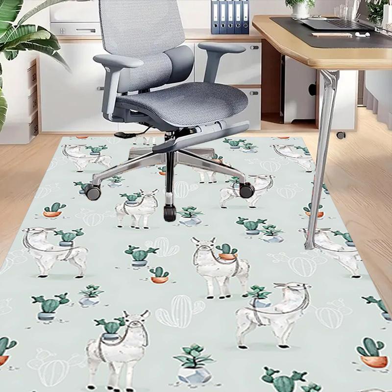 1PC Llama Cactus Extra Large Non Slip Floor carpet, Office, family, Studio   Large Area Rug Indoor Rugs, Bold Statement Piece