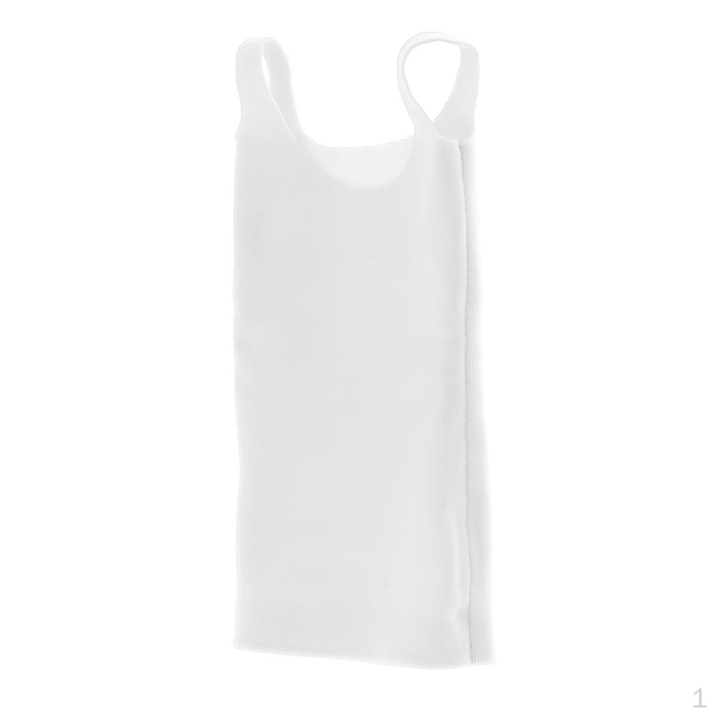 

1/ Fashion Casual Strap Tank Dress for 12inch Action Figures білий