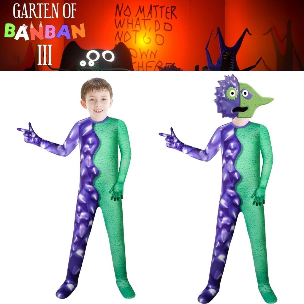 2023 Kinder Bühnenauftritt Kostüm Ld138 Lila Cartoon Garten Kostüm für Jungen und Mädchen