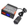 Temperature Humidity Controller - Digital LED Display Multifunction Hygrometer for Refrigerator