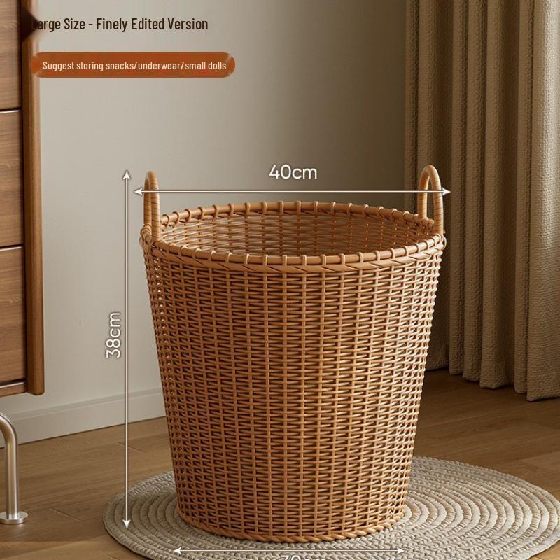 Elegant Large-Capacity Laundry & Toy Storage Basket