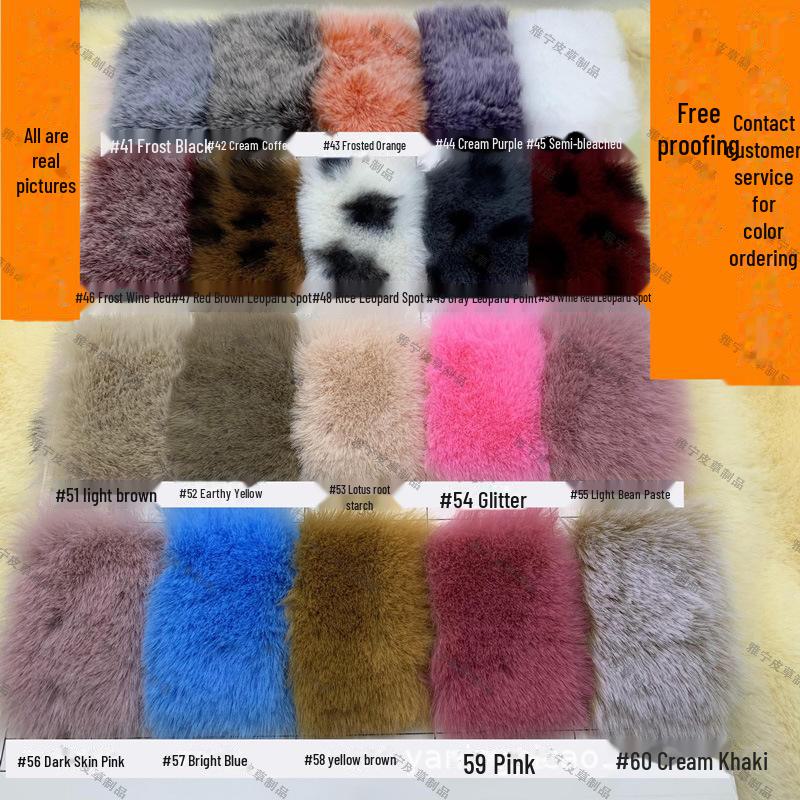 Bunter 5 cm Kunstfellball aus Rex-Kaninchen für selbstgemachten Schmuck, Kleidung und Schuhhut-Dekoration.