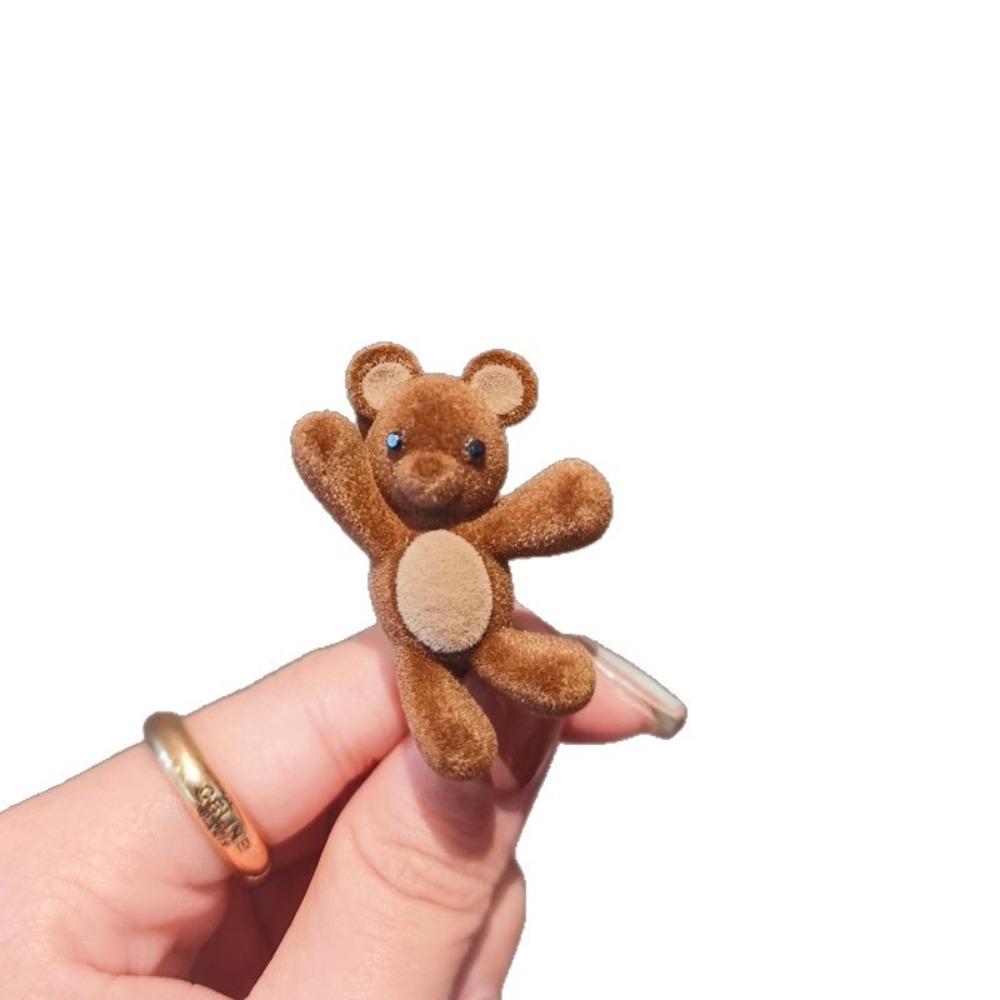 Lightweight Cartoon Bear Hairpin Sweet Style Barrette New Side Hair Clip