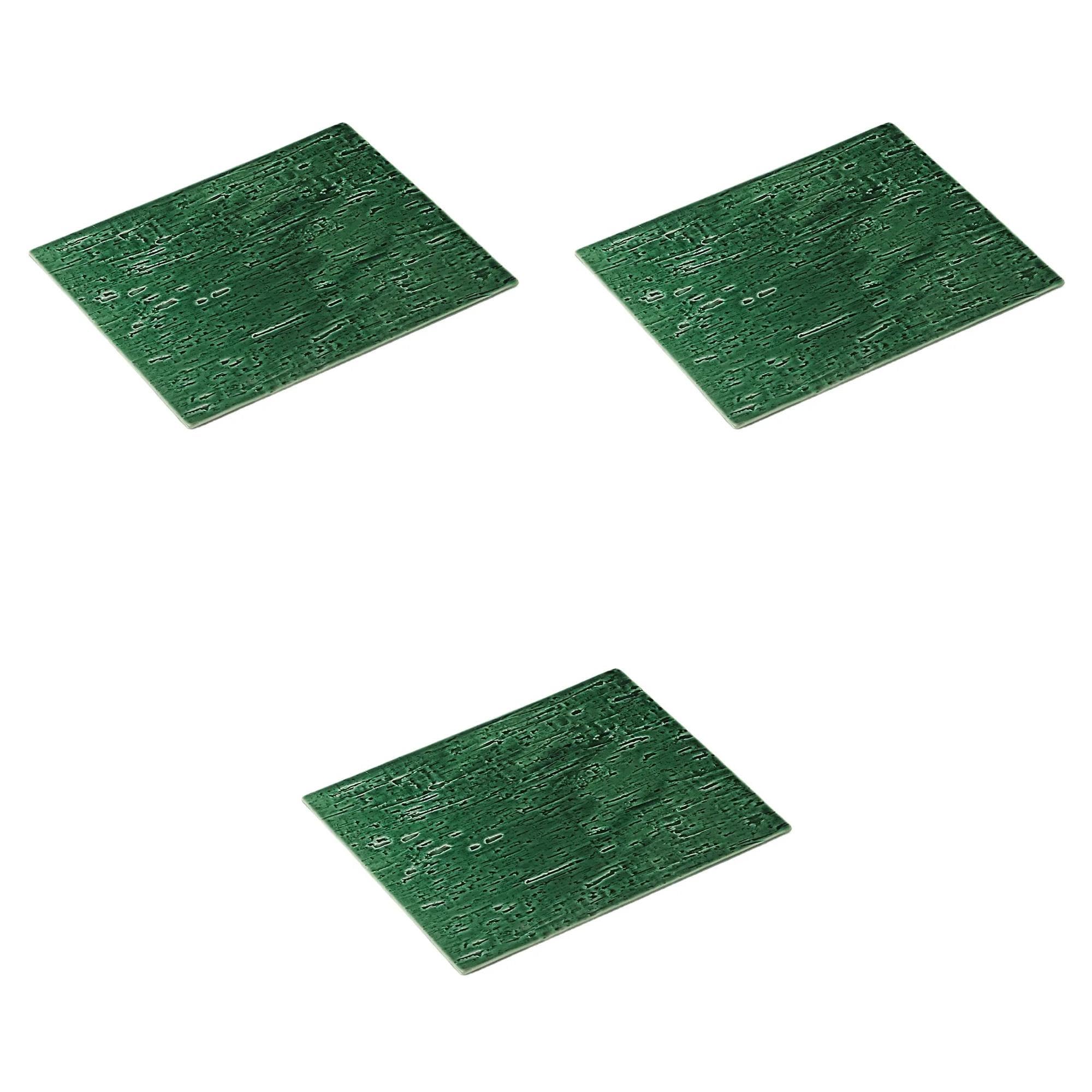 

Set of 3 Silent 32cm Flat Rectangular Plates x x Rectangular Plates Setomonohonpo [32.7 26.6 0.9cm] (Extra Large)