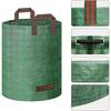 60L Reusable Garden Bag Large Capacity Leaf Sack Trash Can Foldable Garden Garbage Waste Container Storage Bag Waterproof