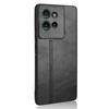 For Motorola Edge 50 5G Case Leather+TPU+PC Phone Cover Stitching Line
