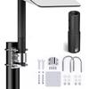 Waterproof Mount Adapter Poles Mount for Antenna Mast Poles Satellite Mast Adjustable Mount for V2 Pipe Adapter